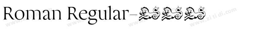 Roman Regular字体转换 Roman Regular字体转换